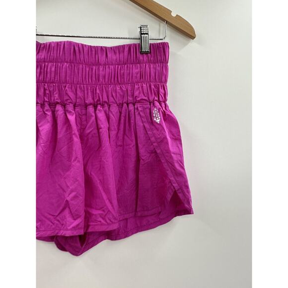 FP Movement by Free People Pink Purple The Way Home Hight Waisted Shorts Small - Picture 2 of 9